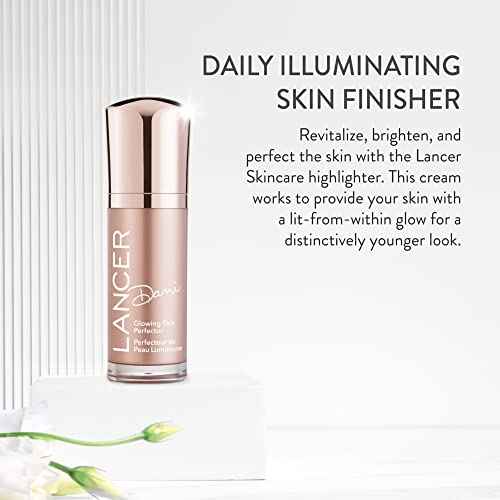 Lancer Skincare Dani Glowing Skin Perfector, Cream Highlighter Makeup with Asian Botanical Blend and Skin Luminizers, 1 Fluid Ounce