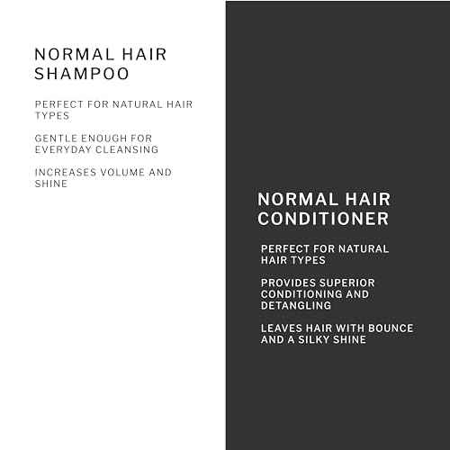 SACHAJUAN Normal Hair Shampoo and Conditioner Set | Ocean Silk Technology for Everyday Cleansing, Volume & Shine | Lightweight Hydration & Detangling | Vegan & Paraben-Free | Set of 2