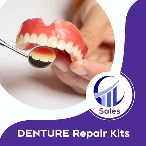 DIY Denture Kit - Full Set Fake Teeth for Top & Bottom | Functional Homemade Denture Combo, Repair Missing Teeth, Create Perfect Smile at Home - CS0725-3