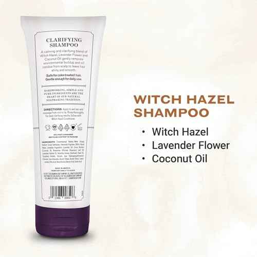 The Grandpa Soap Company Claryfying Witch Hazel Shampoo - Removes Buildup, With Witch Hazel & Lavender Flower, For All Hair Types, Vegan, Sulfates and Parabens Free, 8 Fl Oz 2 Pack