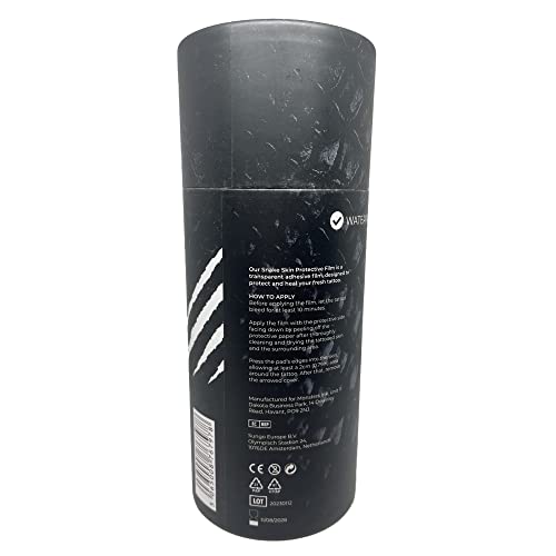 6 Inch x 11 Yards Second Skin Tattoo Cover Up Bandage Roll - Waterproof Aftercare Bandage, Latex-Free Skin Barrier Film for Tattoo Care, Wound Healing & Shower Protection