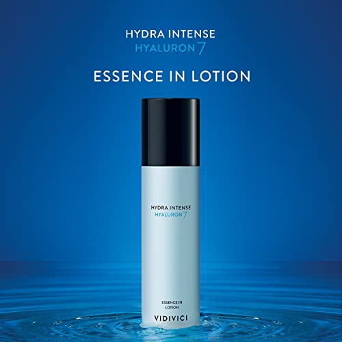 VIDIVICI Hydra Intense Hyaluron7 Essence in Lotion ? Intense Moisturizing Milky Face Emulsion with Hyaluronic Acid and Squalene - Non-Oily & Smooth Textured, 3.38 fl.oz.