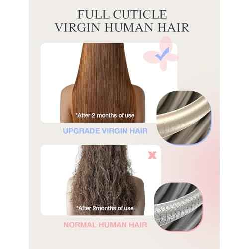DOORES Invisi Edge Tape-in Hair Extensions, Chocolate Brown to Honey Blonde, 10 Injection Tape-ins, 50g, 14 Inch, Straight