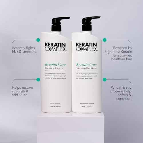 Keratin Complex - Keratin Care Smoothing Shampoo & Conditioner Duo - 33.8 fl oz Each