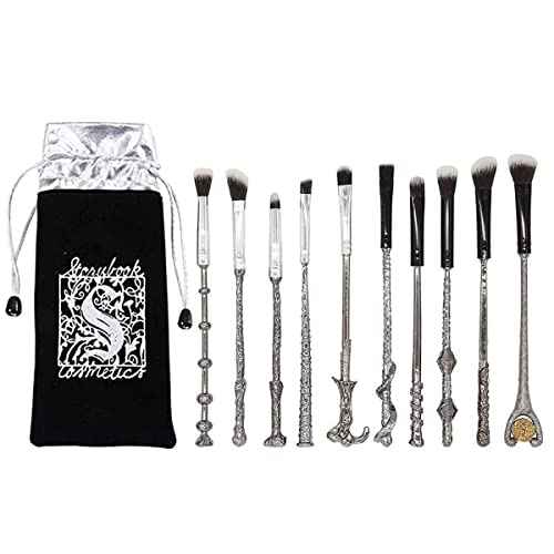 10 PCS Harry Gifts Makeup Brushes Wand Brushes Set for Foundation Blending Blush Concealer Eyebrow Face Powder Potter