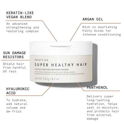 Beauty Pie Super Healthy Hair Luscious Moisture Hair Mask For Hydrating, Softening & Repairing Damaged Locks