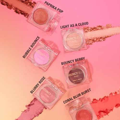 Revolution Beauty London, Bouncy Blur Blush, Powder Makeup Blush for Cheeks, Buildable Formula, Vegan & Cruelty-Free, Paprika Pop Soft Bronze, 0.19 oz