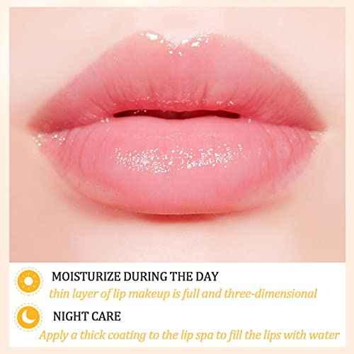 8 PCS Bee Lip Balm Lip Mask Honey Pot, Propolis Lip Mask Overnight Moisturizing Lip Balm with Stick, Lip Sleeping mask Hydrating Prevention Dry & Cracked,Reduce Lip Lines Scrubs Exfoliato