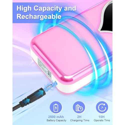 Electric Nail Drill Professional: Rechargeable Nail File with Bits for Acrylic Gel Nails, Professional Nail Drill Manicure Pedicure Polishing Shape Tools for Home Salon