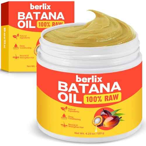 Raw Batana Oil for Hair Growth (4.23 oz), Pure and Natural, Unrefined 100% Raw Batana Oil Paste to Repair, Strengthen, Regrow & Nourish Damaged Hair for Men & Women