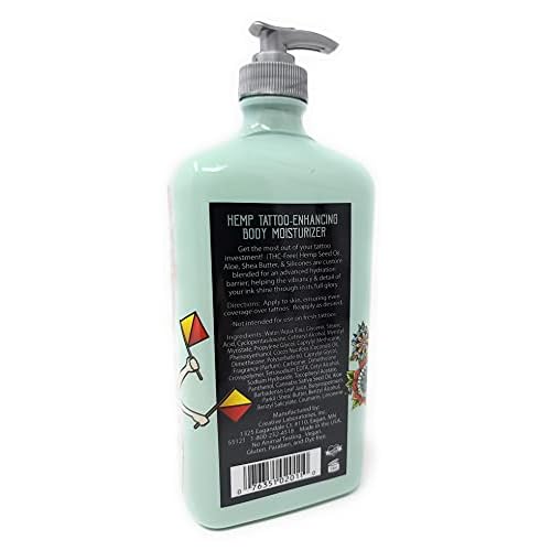 Bundle Of Malibu Moisturizer 40% More Free: Malibu Hemp Tattoo Enhancing Body Moisturizer 25 FL OZ & Malibu Hemp Golden Glow 25.4 FL OZ