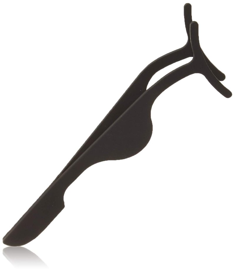 Skiennix False Eyelashes Applicator Tool - Precision Tweezers for Easy Eyelash Extensions | Black