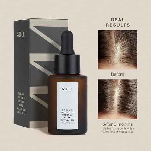 100% Raw Batana Oil for Hair Growth - Unrefined Batana Oil Pure Organic Extract - Cold Pressed Batana from Honduras - Segue Batana oil Organic Scalp Treatment for Women & Men with Weak, Dry Hair - 1oz