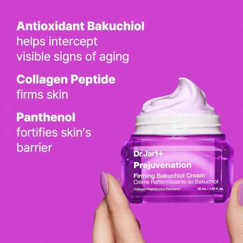 Dr.Jart+ Prejuvenation Firming Bakuchiol Cream for Slow Aging | Korean Anti Aging Face Cream | Korean Skin Care, 1.69 Fl Oz
