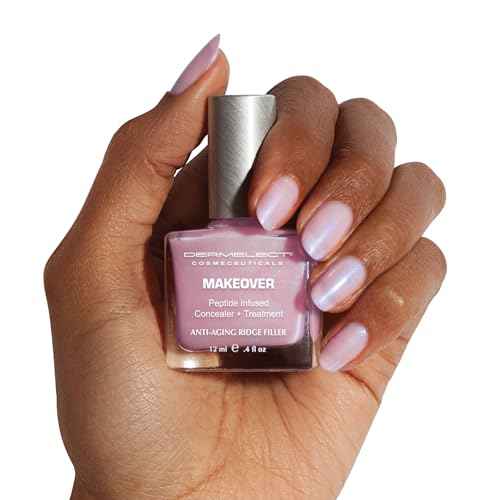 Dermelect Makeover Ridge Filler - Award-Winning Nail Treatment, Strengthens, Moisturizes, Conceals Imperfections, Keratin & Peptide Enriched, For Healthy, Smooth Nails