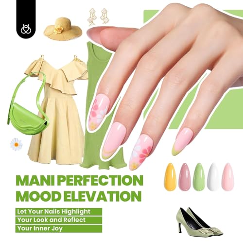 Beetles Gel Nail Polish Kit with U V Light - 68Pcs Gel Nail Kit 35 Colors Outfits Glitter Red Classic Blue Polish Set with Everything Nails Manicure Tools for Beginners DIY At Home Gifts for Women