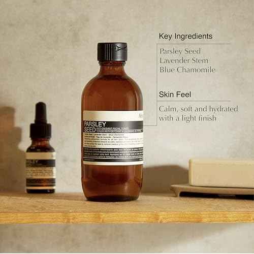 Aesop Parsley Seed Anti-Oxidant Facial Toner | Alcohol-Free Formula with Parsley Seed, Lavender Stem & Blue Chamomile to Soothe & Balance Skin | 200 mL / 6.8 oz