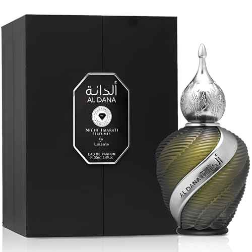 Lattafa Niche Emarati Al Dana ? Citrus, Spicy, Floral, Smoky ? Eau de Parfum Long-Lasting Fragrance for Everyone, 3.4 Ounce / 100 ml