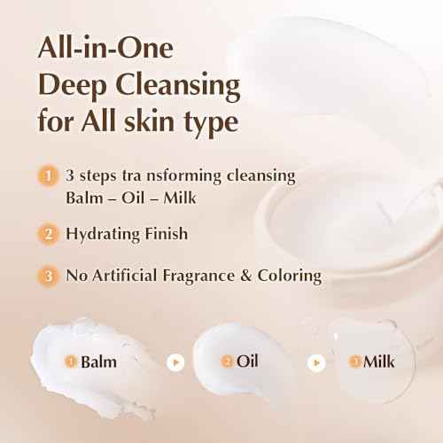UIQ Biome Barrier Collagen Firming Cleansing Balm ? Deep Pore & Makeup Cleansing Balm for Blackheads, Whiteheads, Waterproof Makeup, 3.38 fl oz