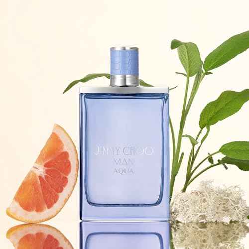 JIMMY CHOO - Man Aqua Eau de Toilette - Men's Fragrance - Fougere Marine Woody - With notes of Grapefruit, Clary Sage & Salty Moss