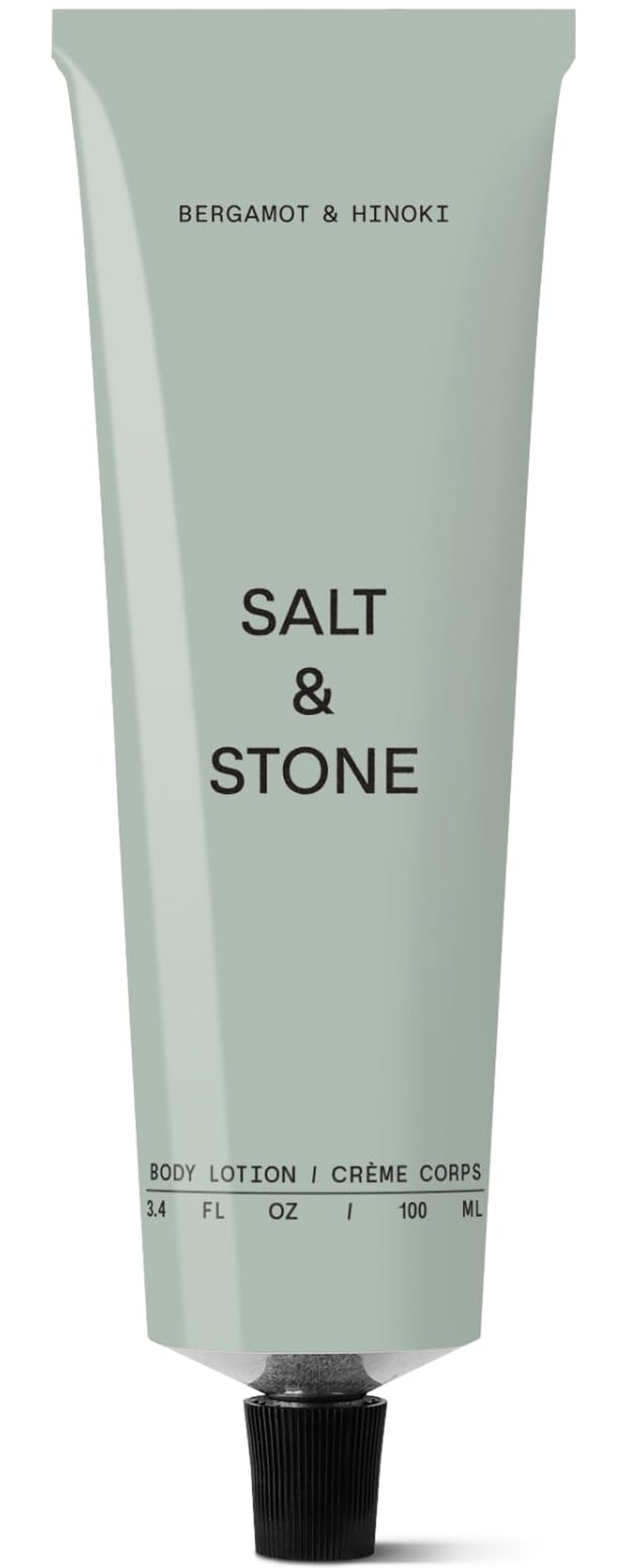 Salt & Stone Body Lotion for Women & Men | Bergamot & Hinoki | Hydrates, Nourishes & Softens Skin | Restores Dry Skin | Fast-Absorbing | Cruelty-Free & Vegan | 3.4 fl oz