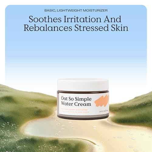 KraveBeauty Oat So Simple Water Cream ? Korean-Inspired Daily Moisturizer, Hydrating & Soothing, Oat & Squalane, Vegan & Cruelty-Free, 2.7 fl oz