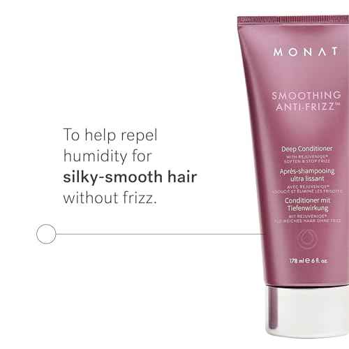 MONAT Smoothing Deep Conditioner with Rejuveniqe¢ç - Anti-Frizz, Long-Lasting Frizz Control for Damaged Hair - Net Wt. 178 ml / 6 fl. oz