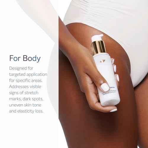 Dove Targeted Serum Multipurpose for Stretch Marks, Dark Spots, Uneven Skin Tone and Elasticity,with Tone Balance Complex, Niacinamide, Collagen Peptides and Natural Moisturizing Factors, 3.2 oz