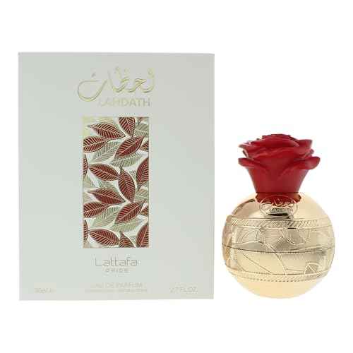 Lattafa Perfumes Lahdath for Unisex Eau de Parfum Spray, 2.7 Ounce