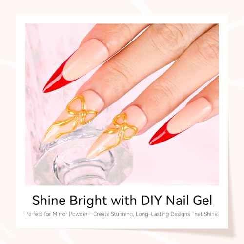 Makartt 3D Gel Nail Art, Sculpting Gel Glue for Drawing, Molding, Sculpture, Gems and Decoration, No Wipe Clear Gel Polish for DIY Nail Designs, 15g