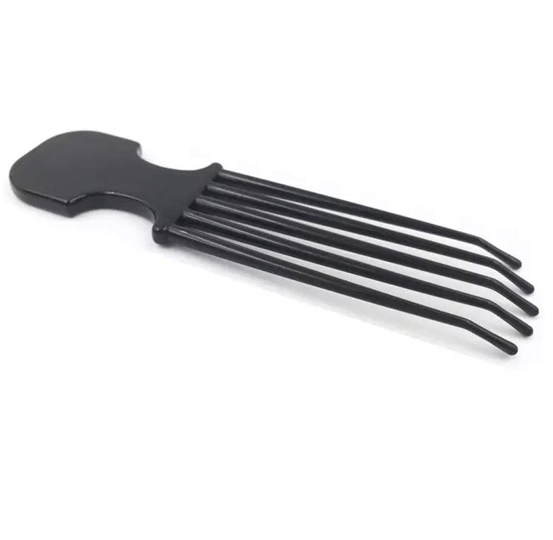 Coiffure Extensions CE Scalp Scratcher, Scalp Massager, Hair Pick Comb, Pocket Size Comb - Relieves Itchy Scalp - Black, Plastic, One Count