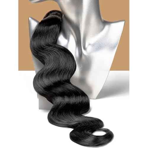 inlovwith 30 Inch Bundles Human Hair Body Wave, 100% Unprocessed Brazilian Virgin Hair Single Bundle, Selected Healthy Human Hair Bundles for Women