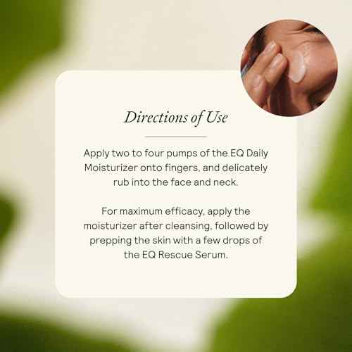 EQ Daily Moisturizer - EGCG + Quercetin - Hydrating Face Cream - For Dry Skin, Redness & Blemishes - With Jojoba & Squalene Oil - Lightweight Plant-Based Formula - 1.69 fl oz