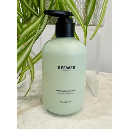 SRILabs KEEWEE Hair Growth Shampoo with Biotin, Niacinamide, Green Tea & Ginkgo ? Thickening for Thinning Hair & Hair Loss | Sulfate-Free, Color-Safe, Scalp-Calming