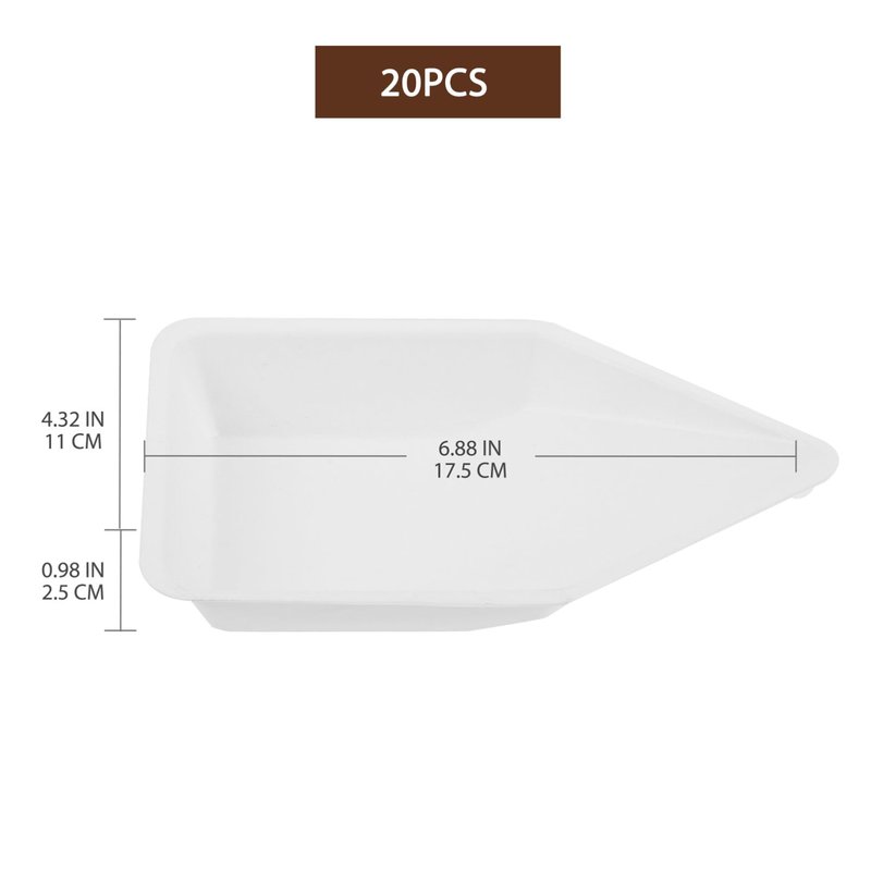 10 Pack Weigh Boats, Anti-Static Disposable Weighing Trays for Scale, Hexagonal Easy Pour Lab Weighing Dishes for Measuring Powders, Liquids & Sample Container