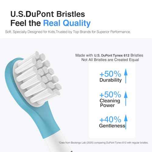 Kids Replacement Heads for Philips Sonicare Kids Toothbrush Heads, for Phillips Sonic Care Kid Small Brush HX6032/94, HX6340,Soft Compact Brush Head for 3-7 Child,6 Pcs Blue