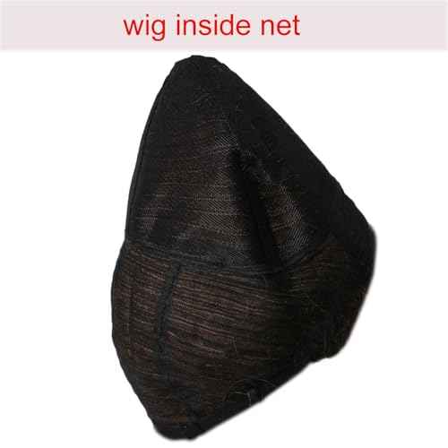 Linfairy Short Black Retro Vintage Wig Big Bouffant Beehive Wigs for Women fits 50s 80s Halloween Costume