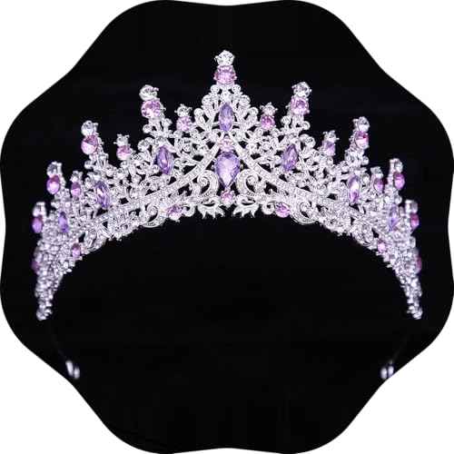 Tiaras and Crowns for Women Crystal Princess Tiaras Rhinestone Queen Crowns For Wedding Bridal Birthday Prom Pageant Party (Tiara 100)