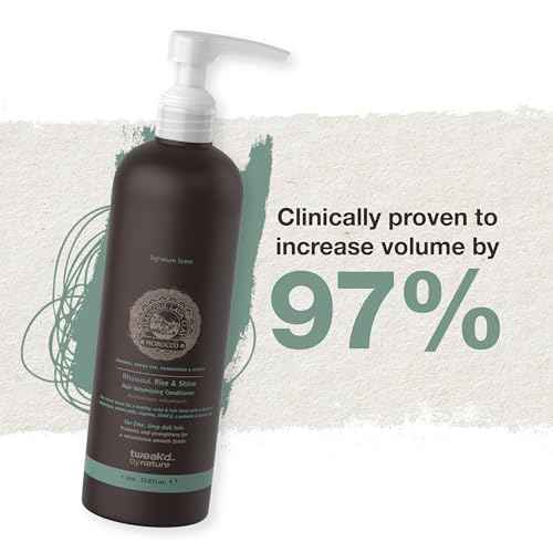 Tweak¡¯d by Nature - Rise & Shine Hair Volumizing Conditioner for Fine Hair, Paraben Free and Sulfate Free Conditioner, Hydrating Hair Care for Soft, Tangle-Free Finish (33.8 ounces)