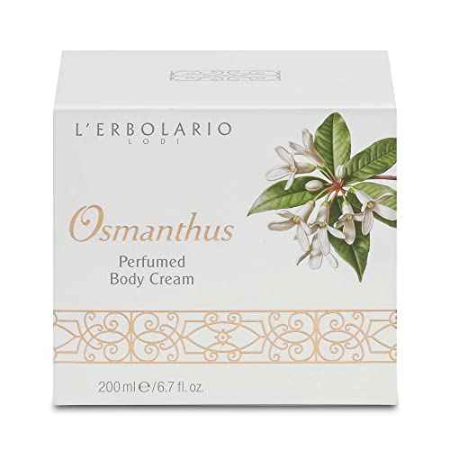 L¡¯Erbolario Osmanthus Perfumed Body Cream - Moisturizing Cream for Dry Skin - Osmanthus, Cocoa Butter, Vitamin E - Anti-Aging Skin Care - 6.7 oz