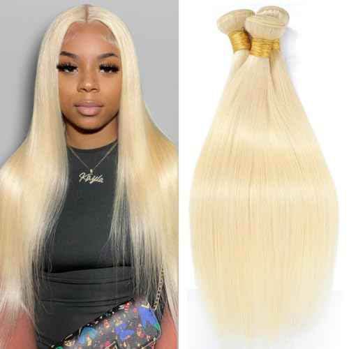 613 Straight Bundles Human Hair 300g/Pack Blonde Myanmar Human Hair 3 Bundles 14 16 18 Inch 12A Unprocessed Double Weft Quick Wave Extensions for Women