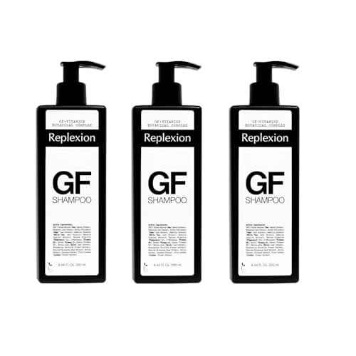 Hair Growth Shampoo (3x250ml) ? Revitalizes Scalp, Strengthens Roots, and Promotes Thicker, Healthier Hair with Botanical Growth Factors ? Reduces Hair Loss and Restores Vitality