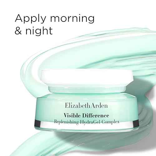 Elizabeth Arden Visible Difference Replenishing HydraGel Complex, Oil-Free Daily Face Moisturizer for Women, Prevents Moisture Loss, Dermatologist and Clinically Tested, 2.5 Oz