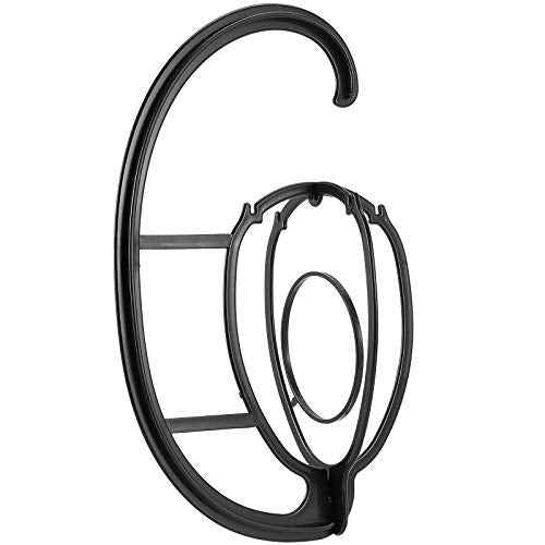 8 Pack Wig Hanger, Wig Rack for Multiple Wigs and Hats, Portable Collapsible Wigs Hanging Stand, Black