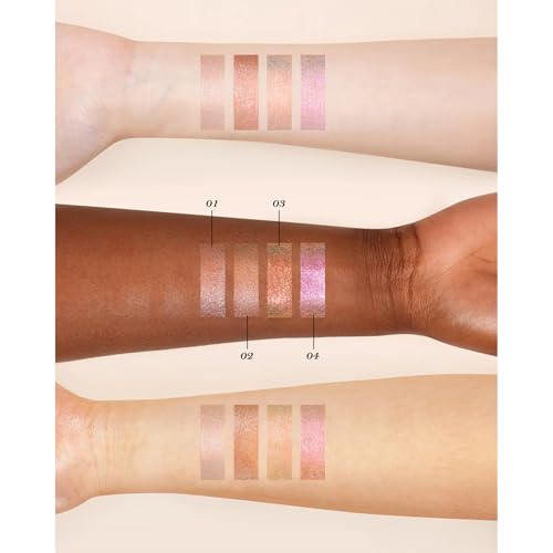 Flower Knows Midsummer Fairytales Liquid Highlighter(Multichrome),Highlighter Makeup,Pearlescent Face & Body Illuminator,Blendable & Long-lasting face Highlighter for All Skin Tones(03 Pixie Dream)