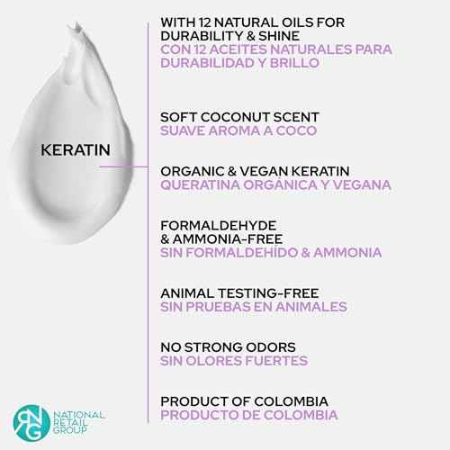 Ritual Bot?nico Keratina Org?nica | Treatment to Straighten, Repair and Relax Hair | All Natural, Organic & Vegan Ingredients | Product of Colombia | 6 Piece Kit