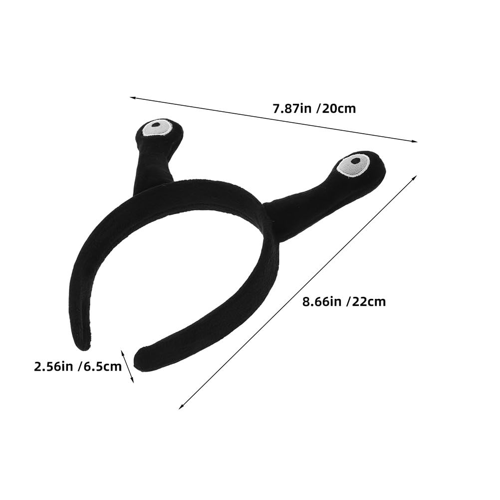 Uonlytech Snail Antenna Headband Kids Hair Hoops Creative Tentacle Headdress Party Supplies Photo Props Masquerade Costume Accessory