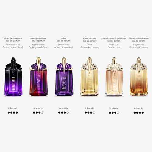 MUGLER Alien Hypersense - Eau de Parfum - Women's Fragrance - Floral & Woody - With Green Mandarin, Pear Accord, Jasmine, & Cashmere - Long Lasting Perfume