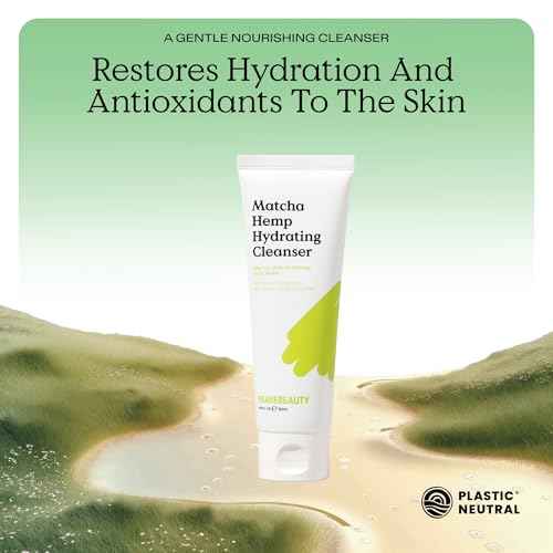 KraveBeauty Matcha Hemp Hydrating Cleanser ? Korean-Inspired Gentle Daily Face Wash, Hydrating & Non-Stripping, Hemp & Matcha, Vegan & Cruelty-Free, 4.05 fl oz