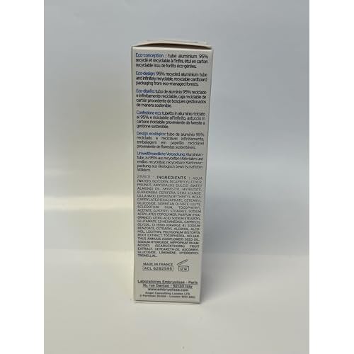 Embryolisse Vitamin C Energizing Face Moisturizer. Radiance-Boosting, Anti-Aging Daily Cream for Immediate and long-lasting hydration & Glow, 1.35 Fl Oz